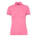 Polo da donna J. Lindeberg W Tour Tech-TX in maglia rosa pop