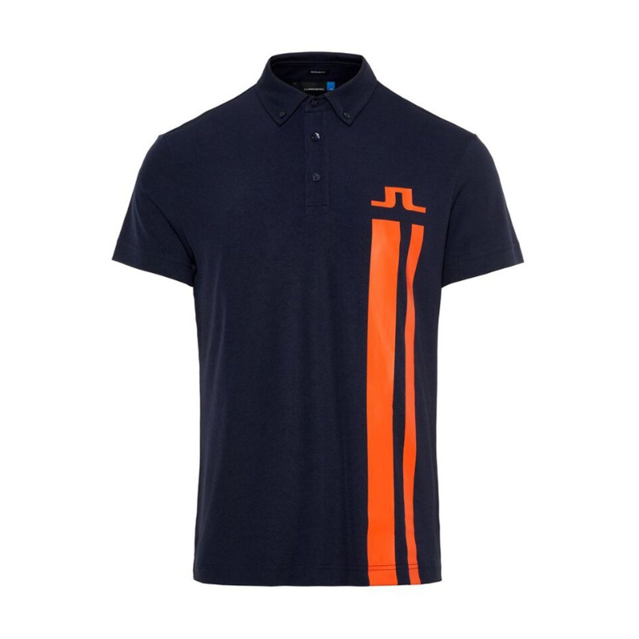 J. Lindeberg M Zeke Reg Fit-Lux Piquet Polo Blu Navy Uomo