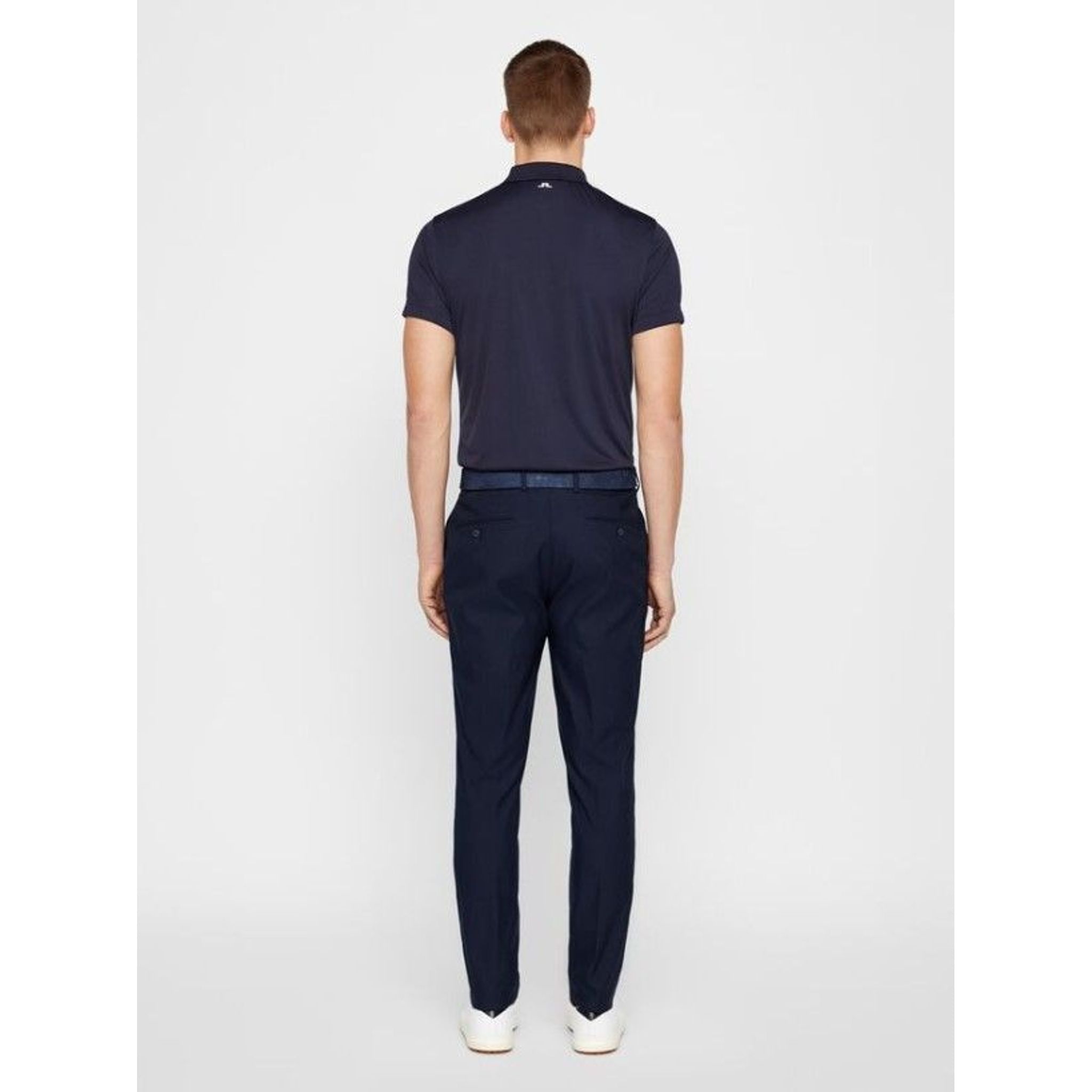 J. Lindeberg M Alan Reg Fit-TX Jersey Polo Blu Navy Uomo