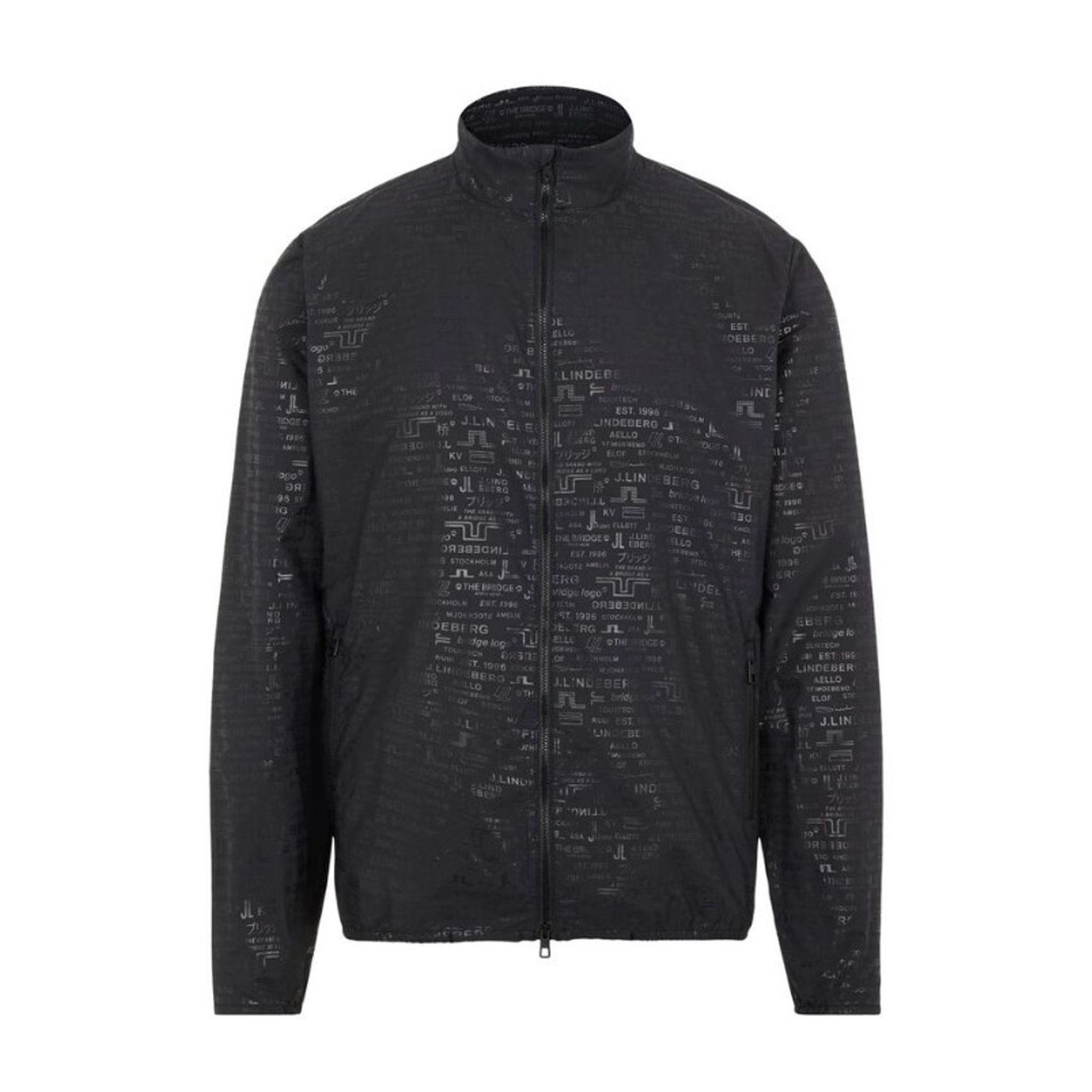 Giacca J. Lindeberg M Wind Tech Felix Deboss Nero Uomo