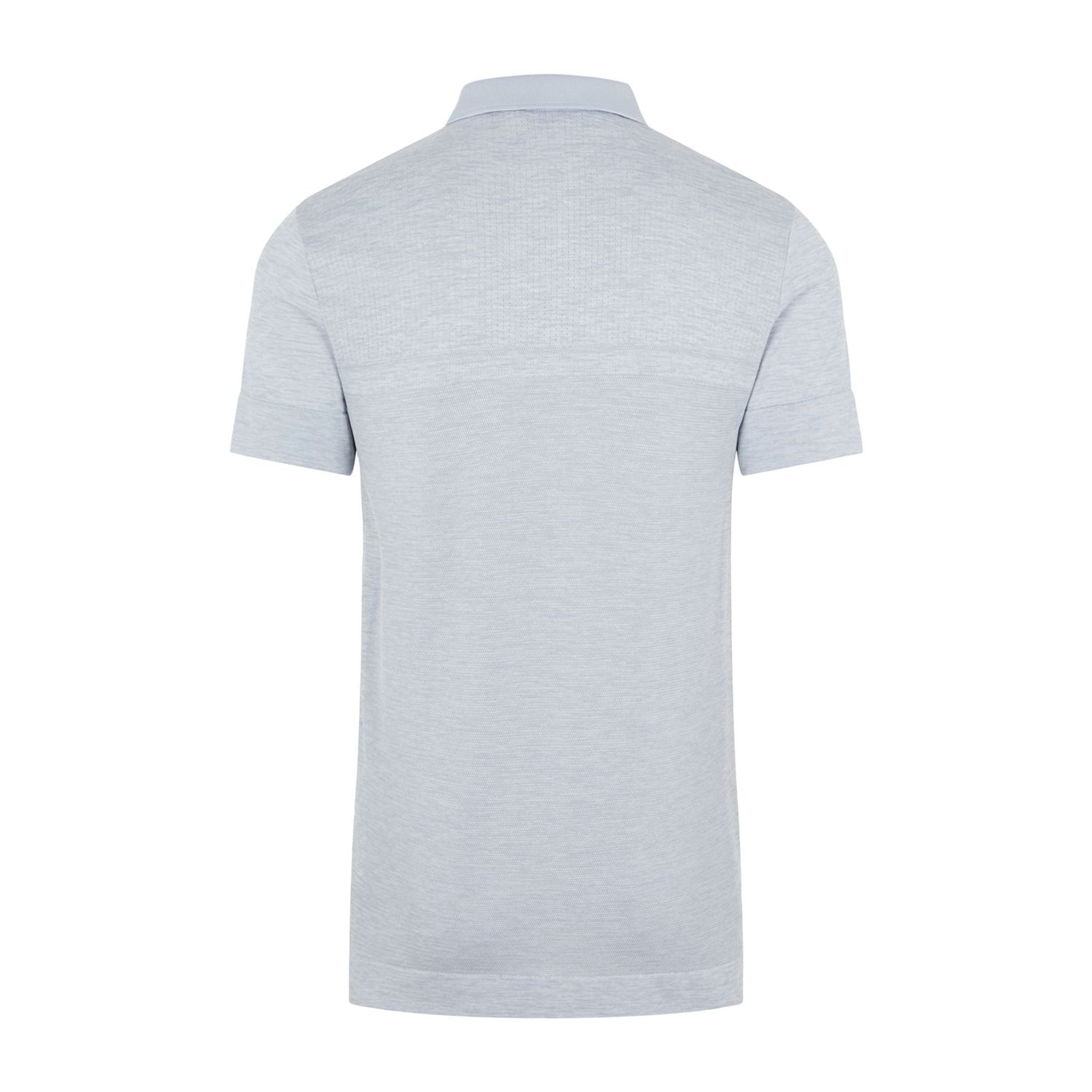 J. Lindeberg M Alfy Seamless SS Polo Stone Grey Melange Uomo