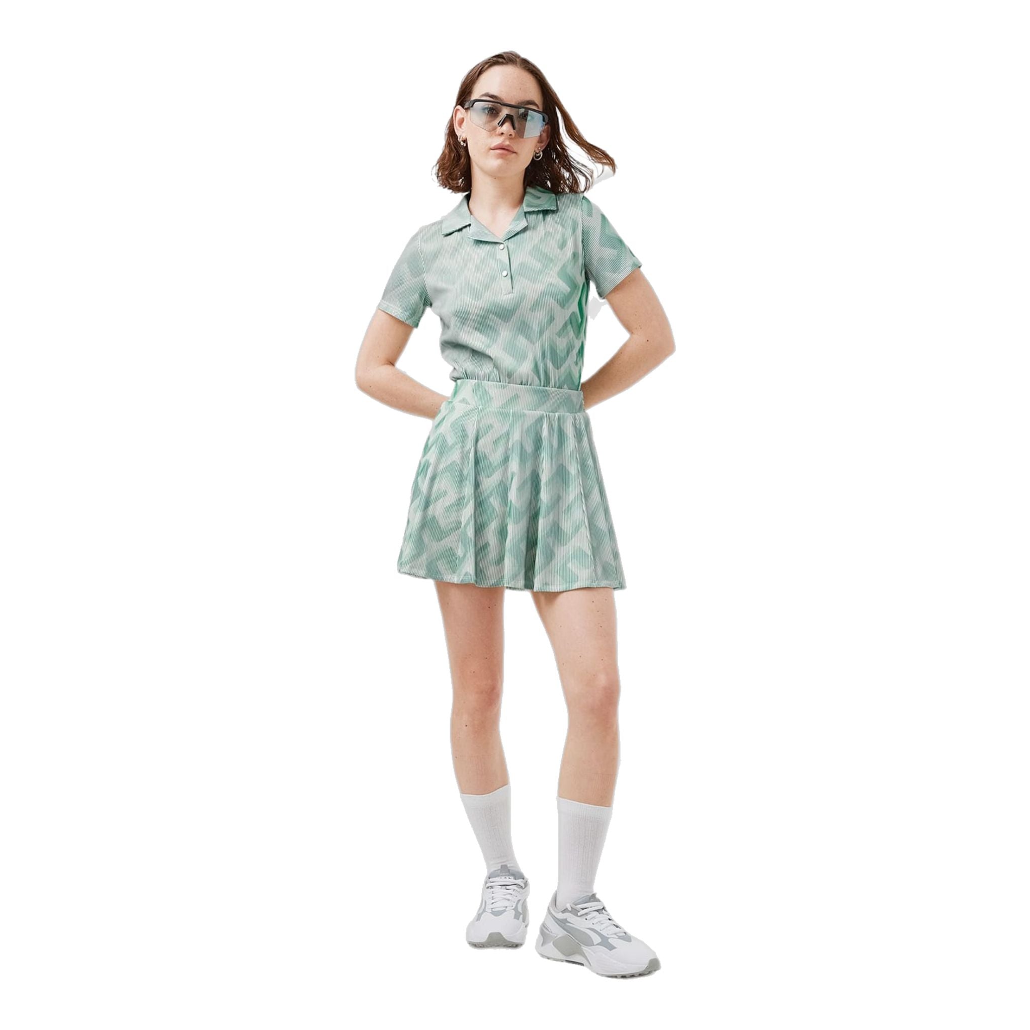 Gonna J. Lindeberg Jolie 3D Print Golf 3D Bridge Monogra Donna