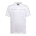 Polo da golf J. Lindeberg M Zip Slim Fit bianca da uomo