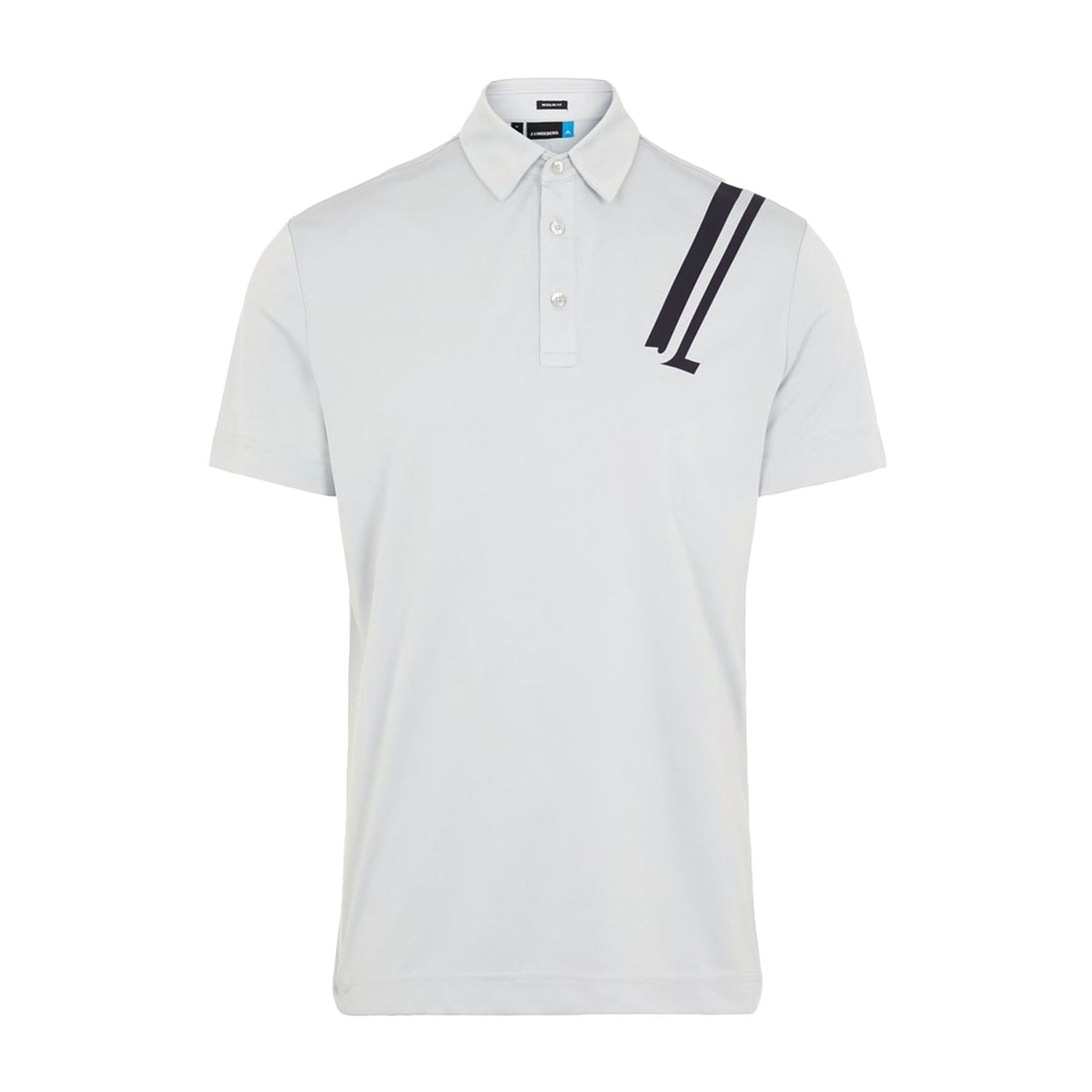 J. Lindeberg M Phoenix Reg Fit-TX Coolmax Polo Grigio Pietra Uomo
