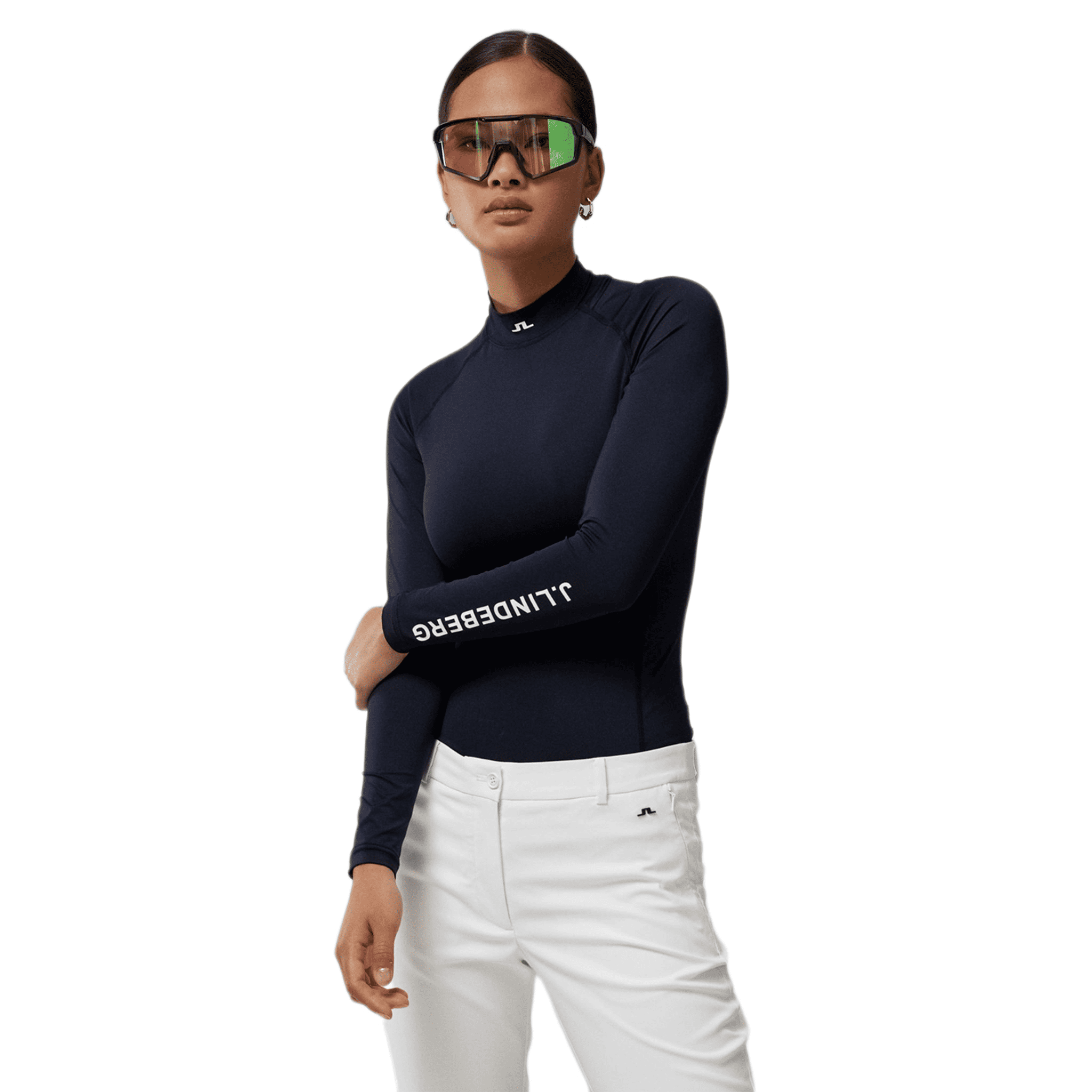 J. Lindeberg Asa Golf Soft Compression Top JL Navy Donna Donna
