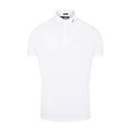 J. Lindeberg M Kv Regular Fit SS Polo Uomo Bianco