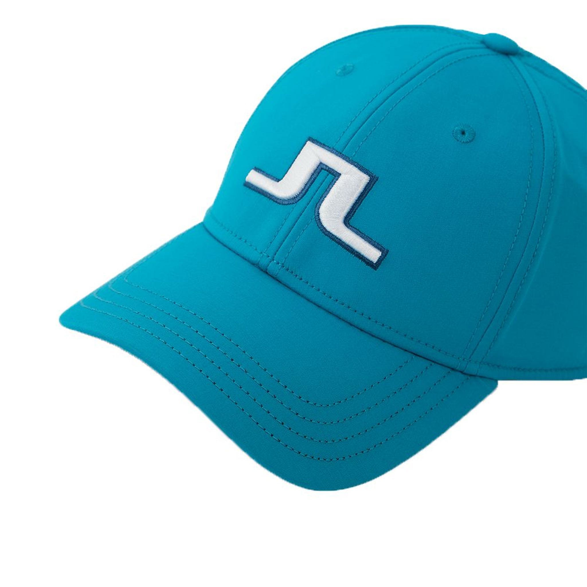 J. Lindeberg Angus Cappello da golf smaltato blu da uomo