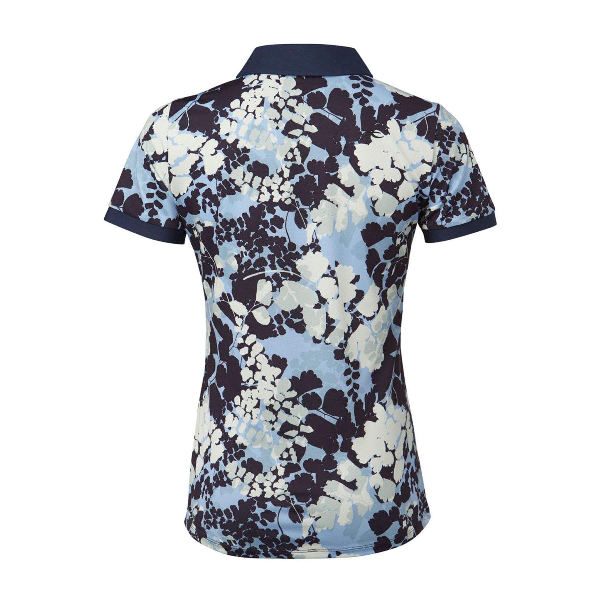 Kjus W Enya Polo SS stampata Atlanta Blu/Bianco Donna