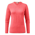 Kjus W Kicki V-Neck Pullover Flame Melange Donna