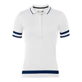 Kjus W Tana SS Polo Bianco/Blu Atlanta Donna