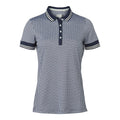 Polo Kjus W Ella Structure SS Atlanta Blu/Bianco Donna