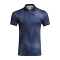Polo Kjus M Spot Printed SS Atlanta Blue/Primavera Verde Uomo