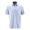 Polo Kjus M Savin Structure SS Crystal Blue Uomo