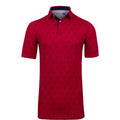 Kjus M Golfer Polo SS Cardinale/Atlanta Blu Uomo