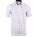 Polo Kjus M Golfer SS Bianco/Scuro/Crepuscolo da uomo