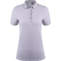 Kjus W Ella Structure Polo SS Lega/Bianco Donna
