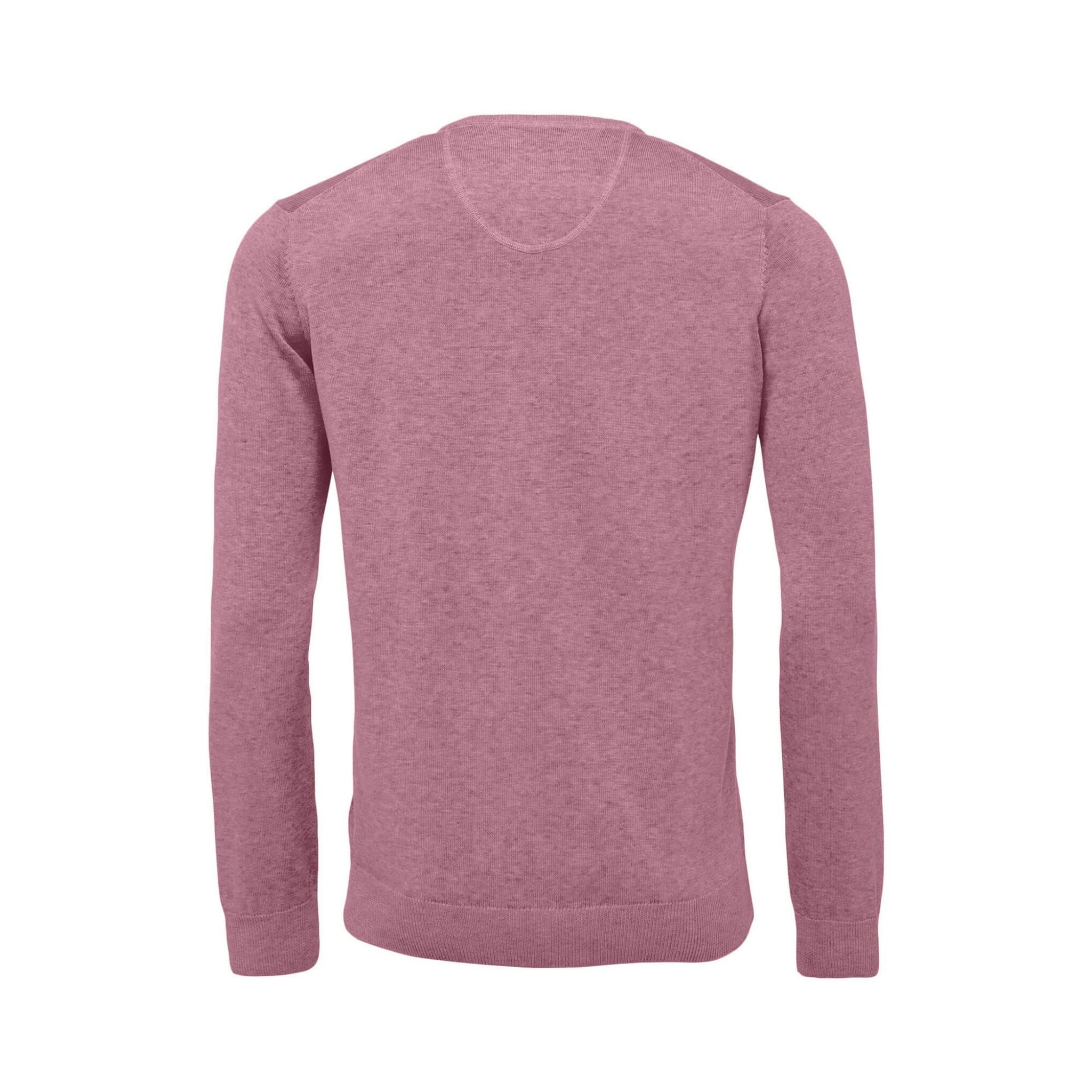 Fynch Hatton Maglione da golf superfine con scollo a V da uomo lilla da uomo
