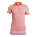 Kjus W Emmy Structure SS Polo Mandarino/Rosa Reef Donna