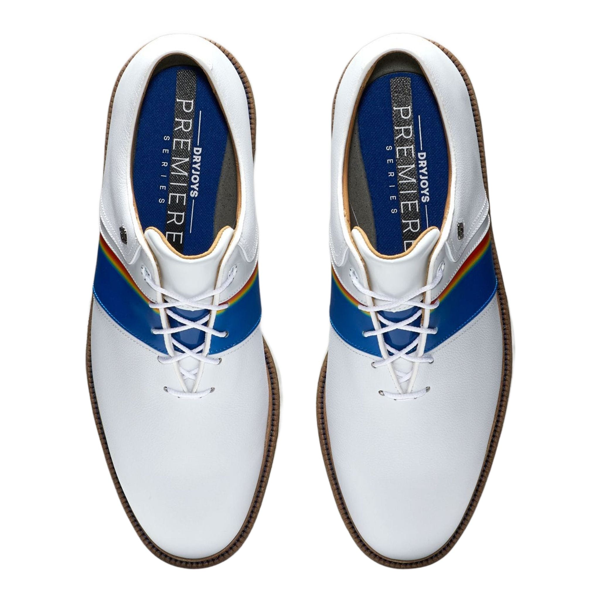 Footjoy DJ Premiere Bianco/Blu Navy/Arancione Uomo