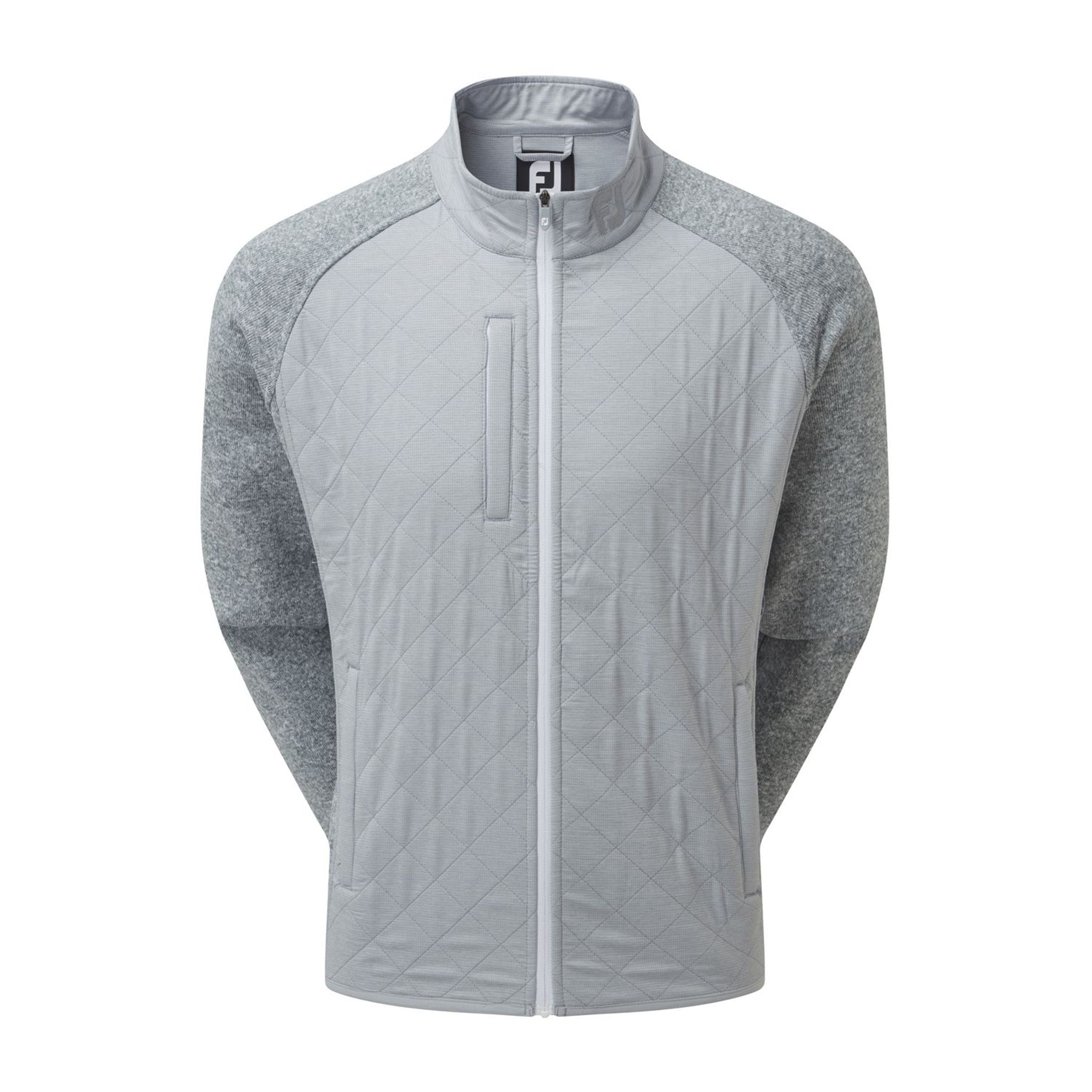 Giacca trapuntata in pile Footjoy M grigia da uomo