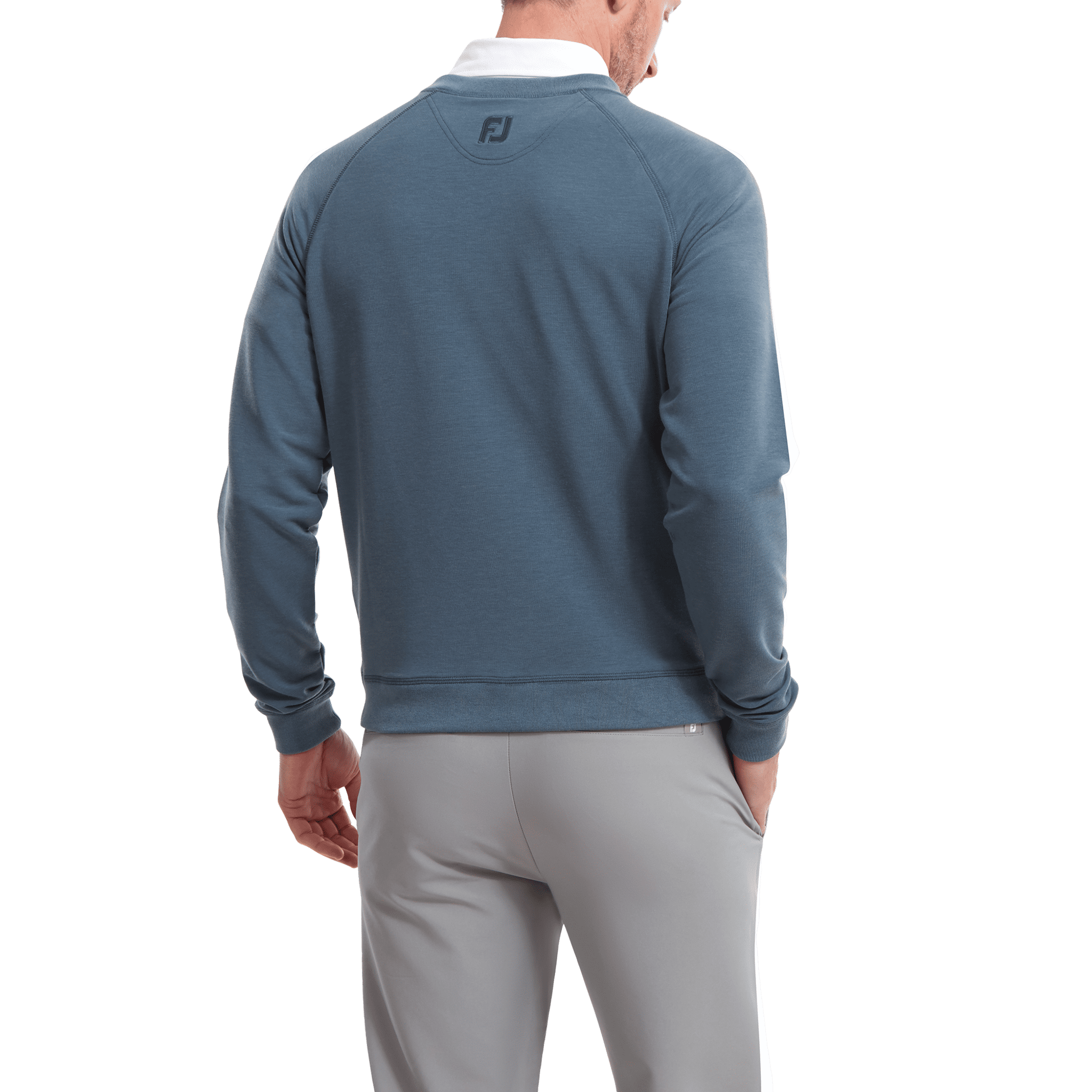 Footjoy M Polo Drirelease French Terry Girocollo Maglione H Uomo