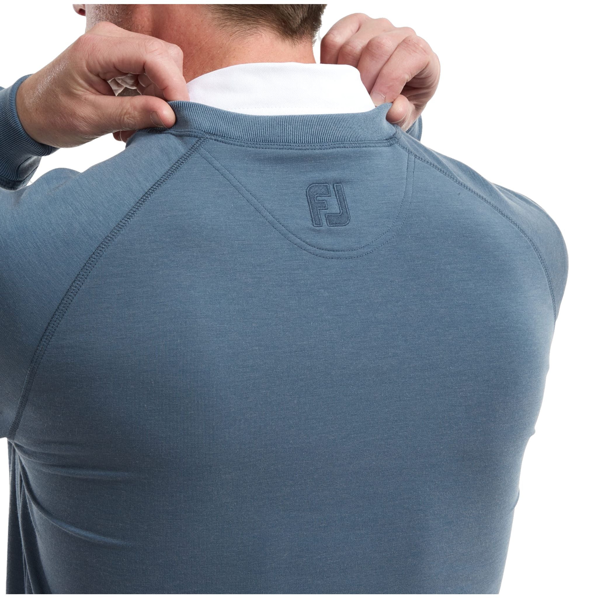 Footjoy M Polo Drirelease French Terry Girocollo Maglione H Uomo