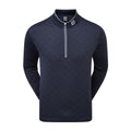 Maglione Footjoy Diamond Jacquard 1/2 Zip Blu Uomo