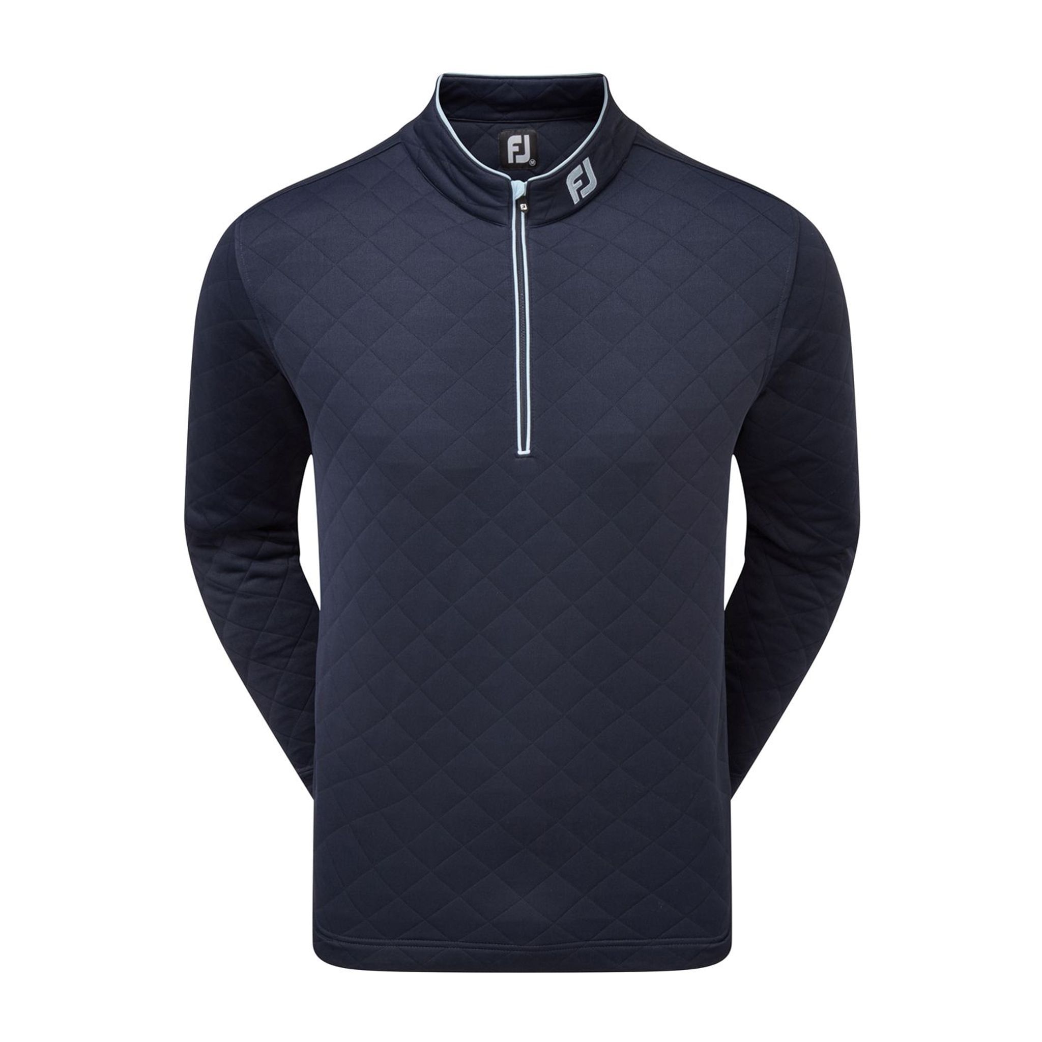 Maglione Footjoy Diamond Jacquard 1/2 Zip Blu Uomo