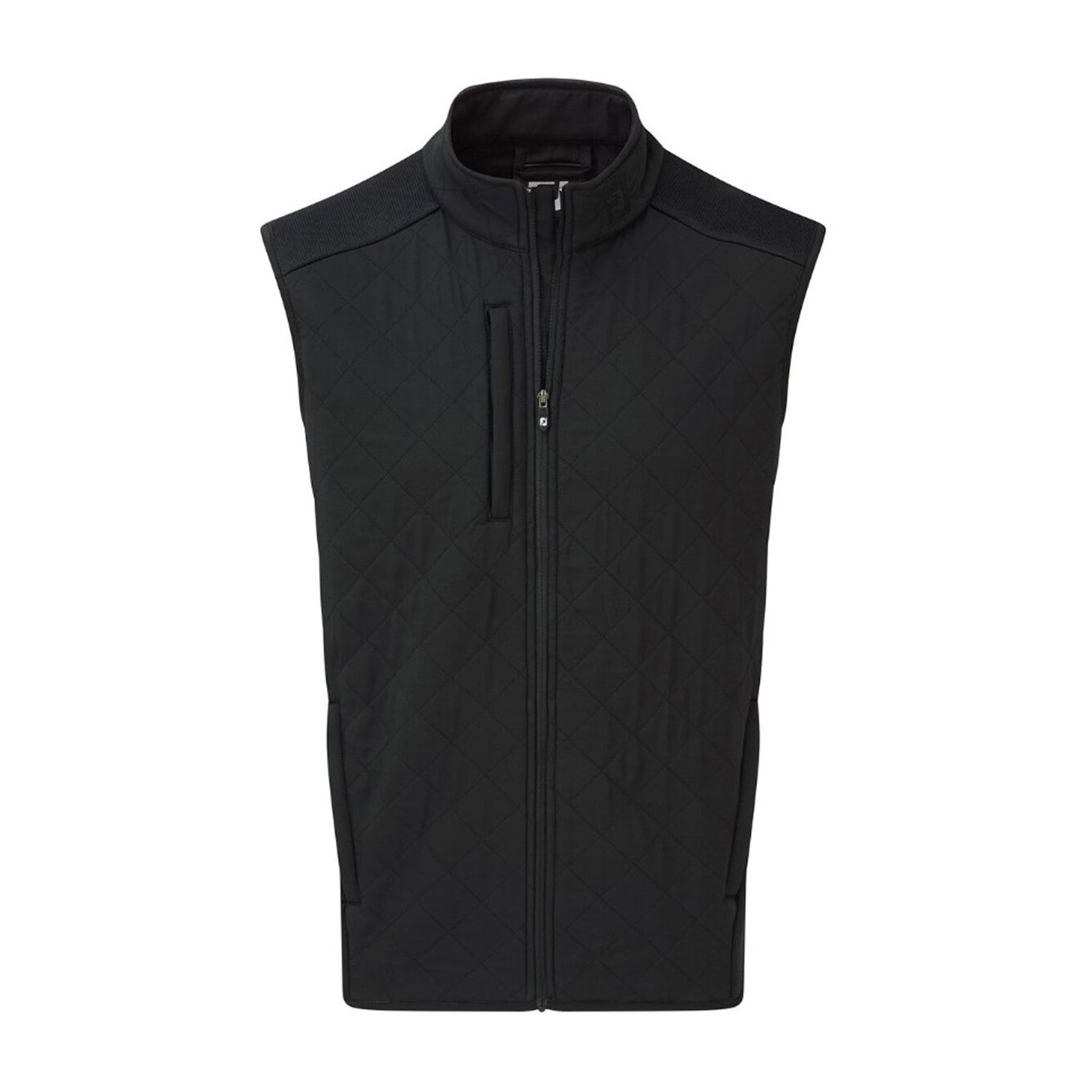 Footjoy M Fleece Gilet trapuntato nero da uomo