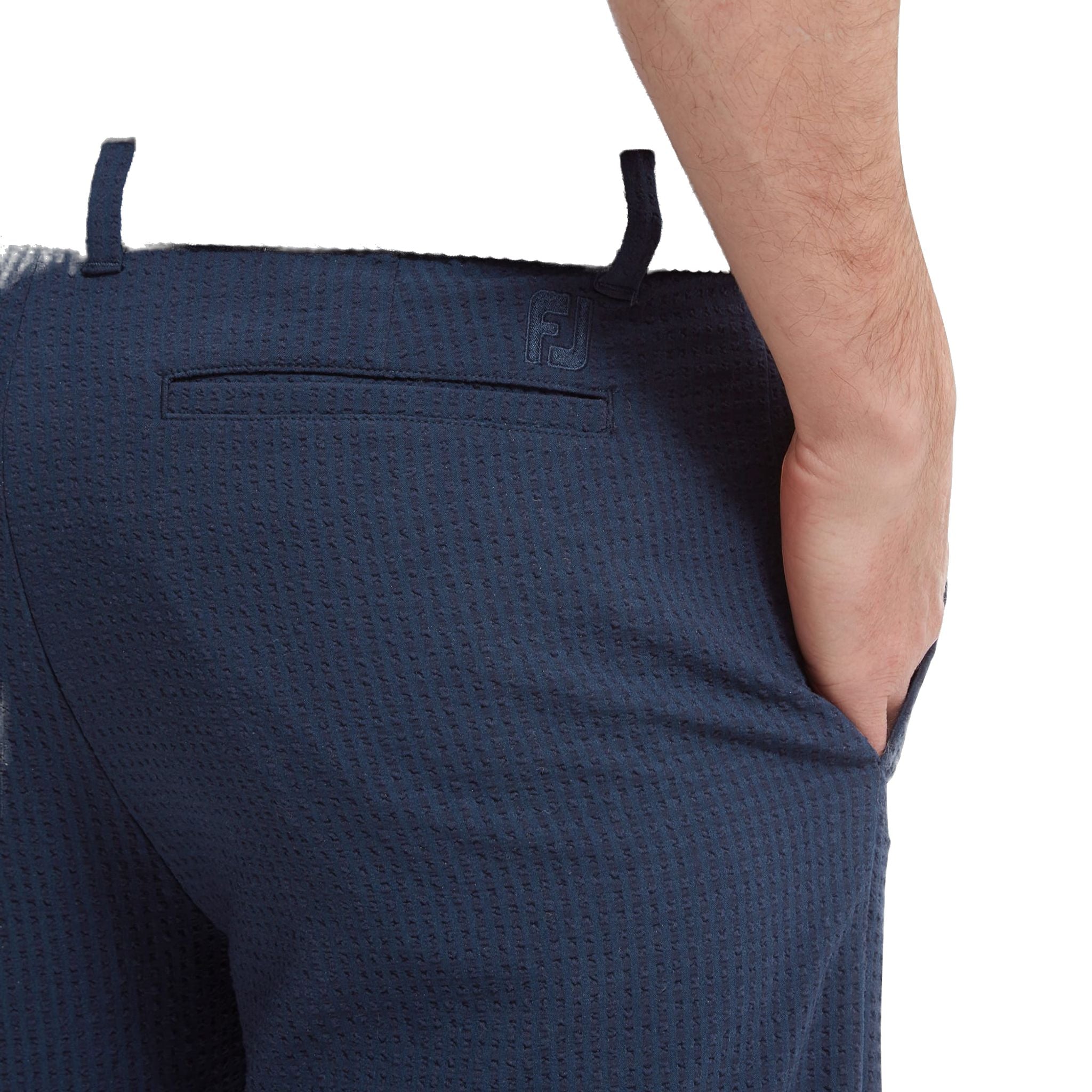 Footjoy M Performance Seersucker Shorts Navy Herren