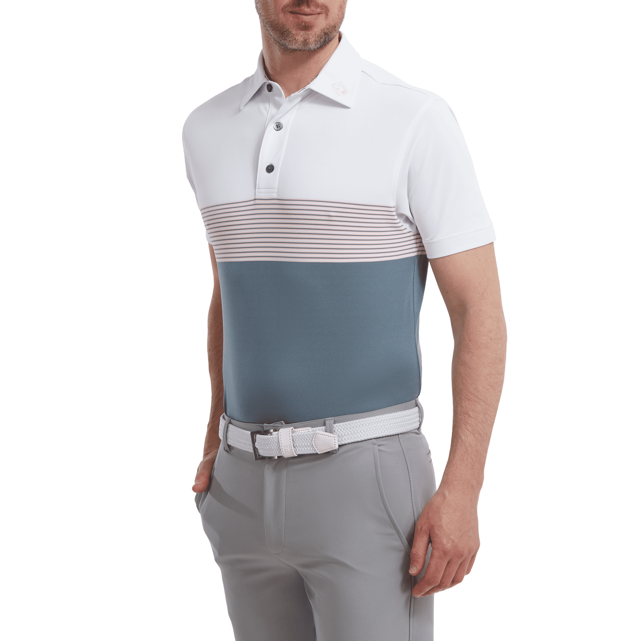 Polo Footjoy Color Block Piqué da uomo