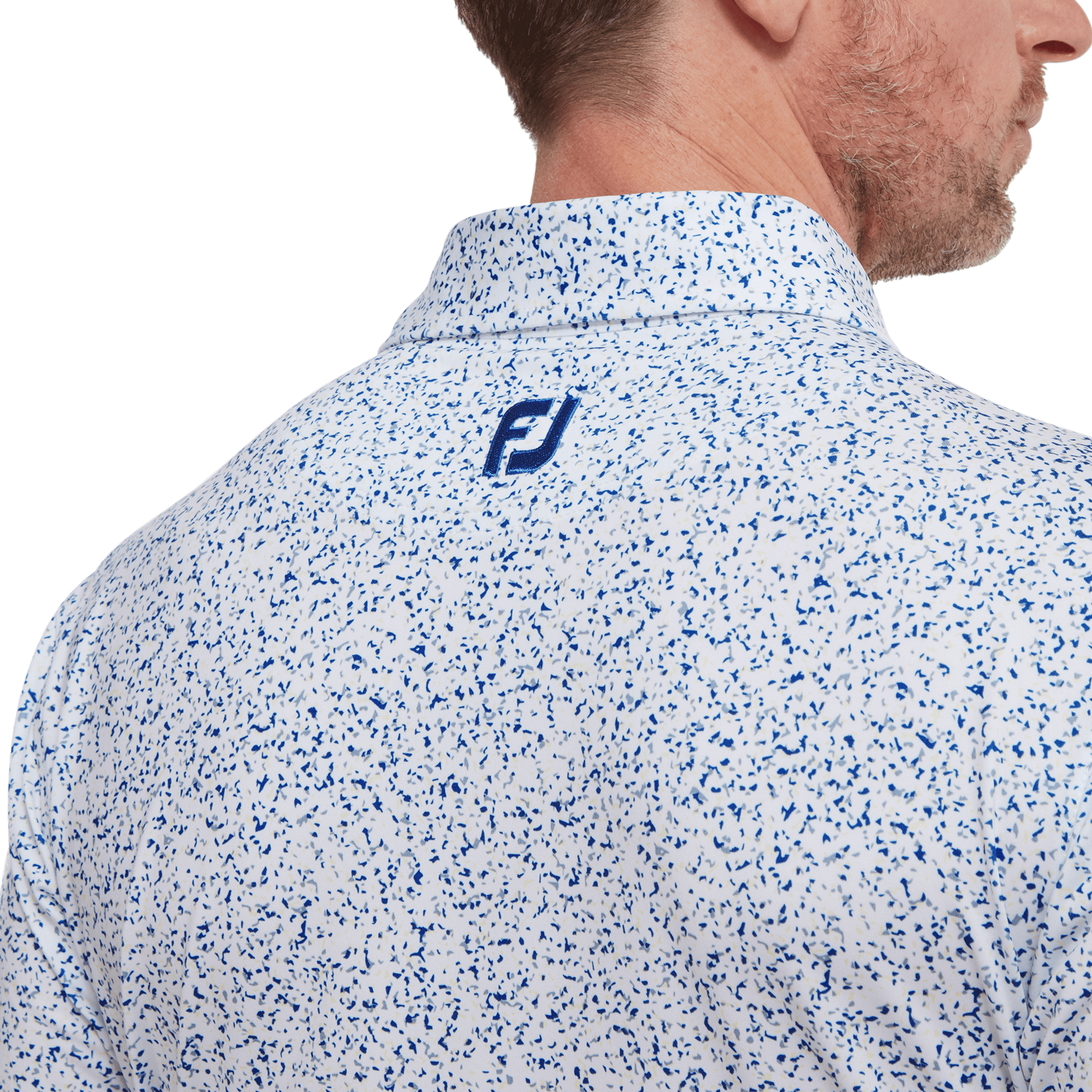 Footjoy Polo Granite Print Lisle Uomo
