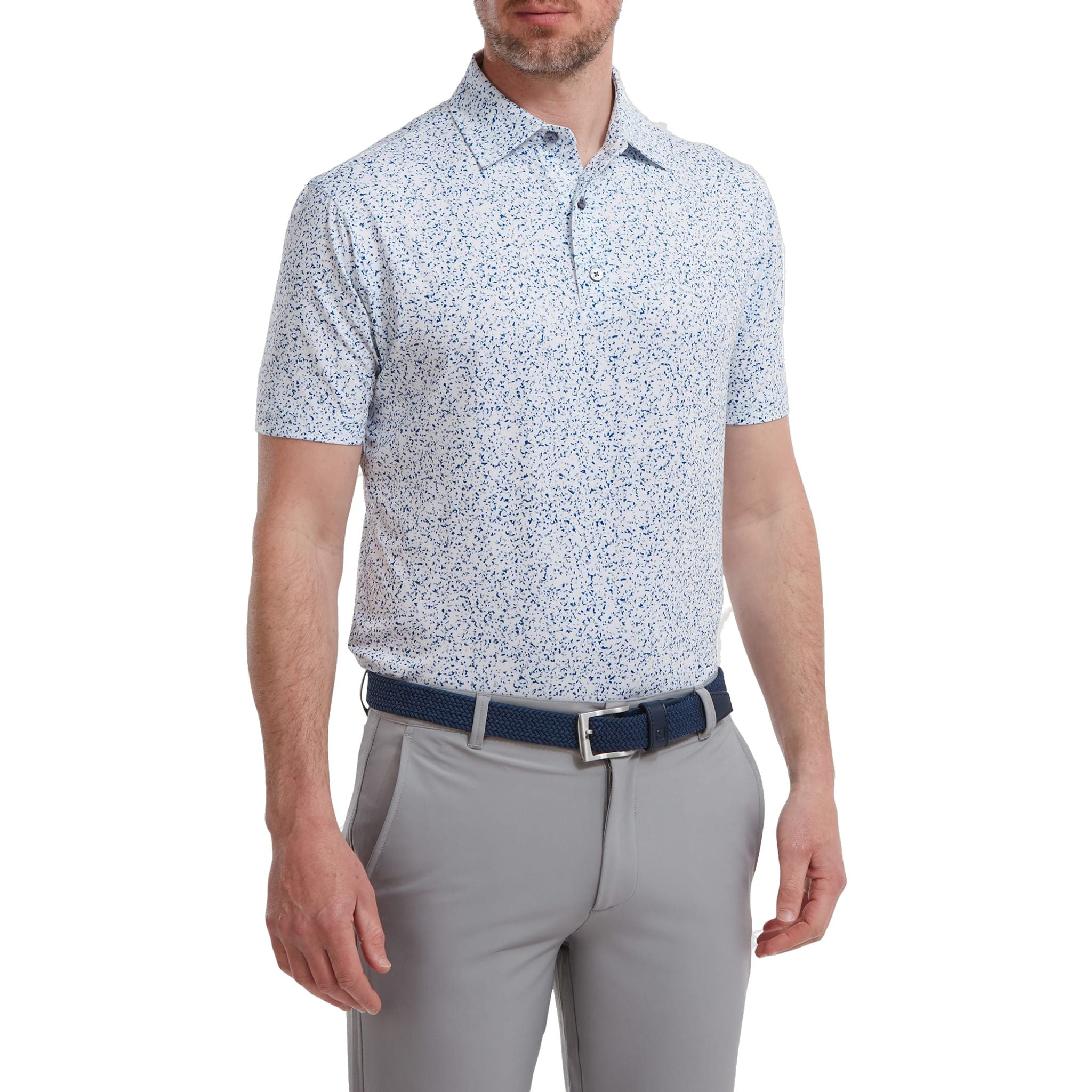 Footjoy Polo Granite Print Lisle Uomo