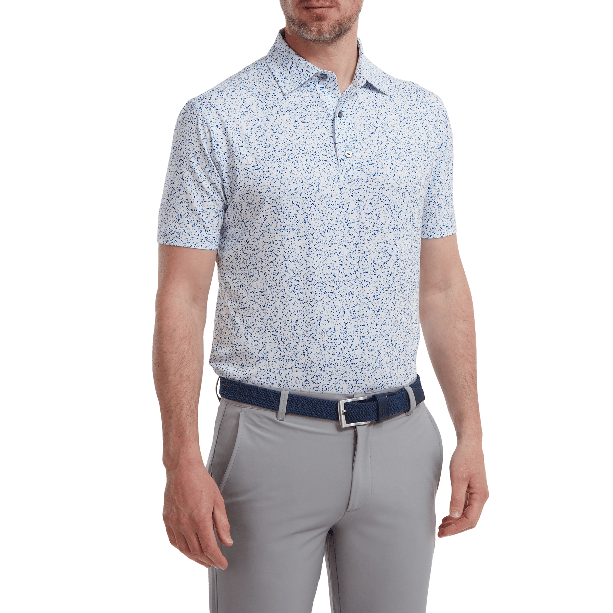Footjoy Polo Granite Print Lisle Uomo