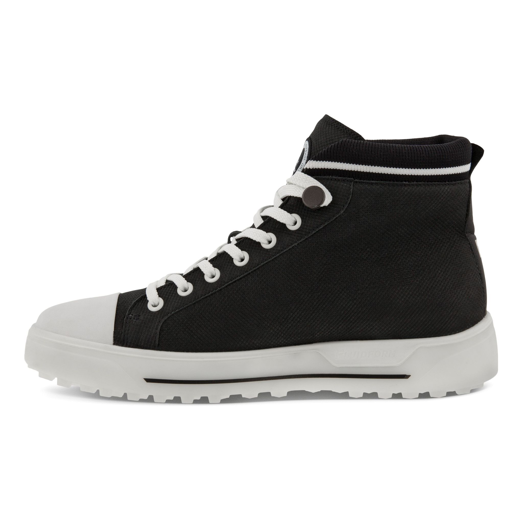 Ecco W Golf Tray "JL" Nero/Bianco Limited Donna