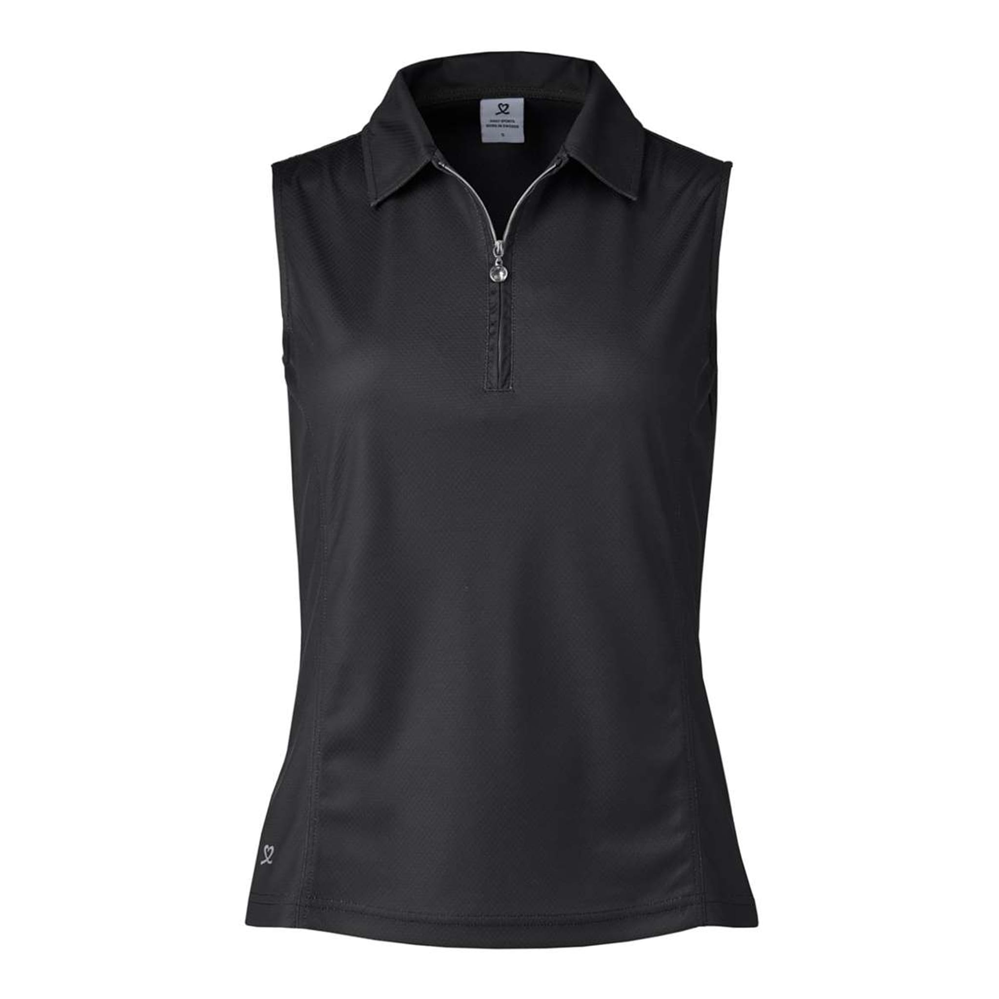 Polo sportiva quotidiana Macy SL nera da donna