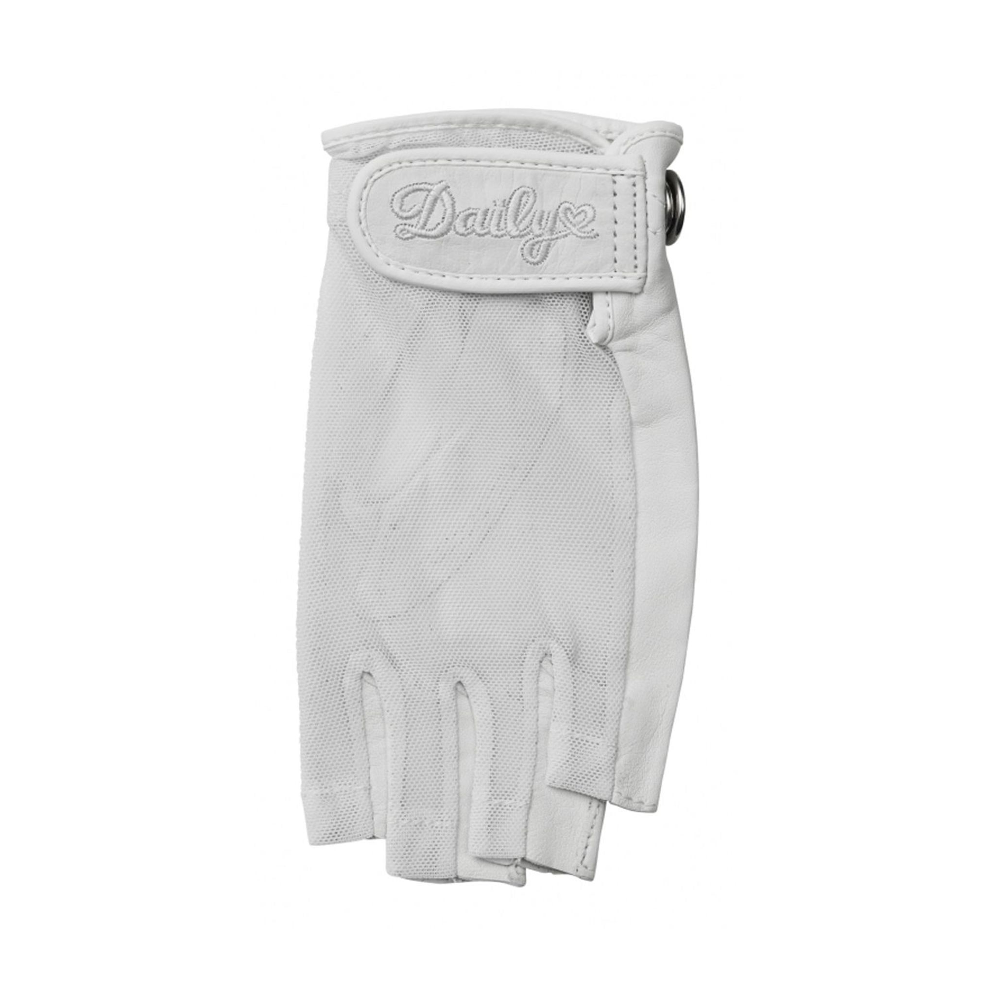 Daily Sports W Guanti Sun Half-Finger Bianco LH Donna