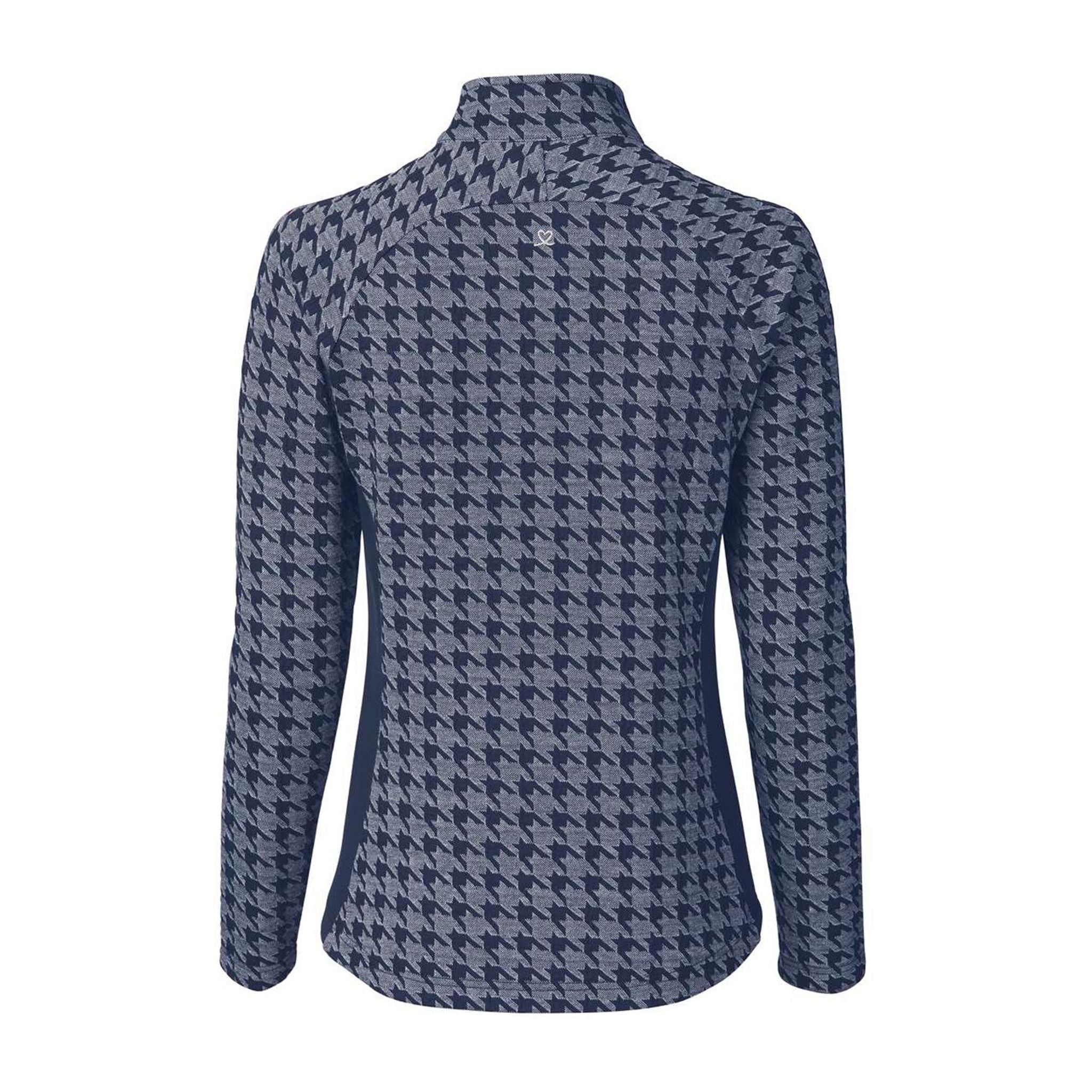 Daily Sports Beata LS Half Neck Polo Crown Blue Donna
