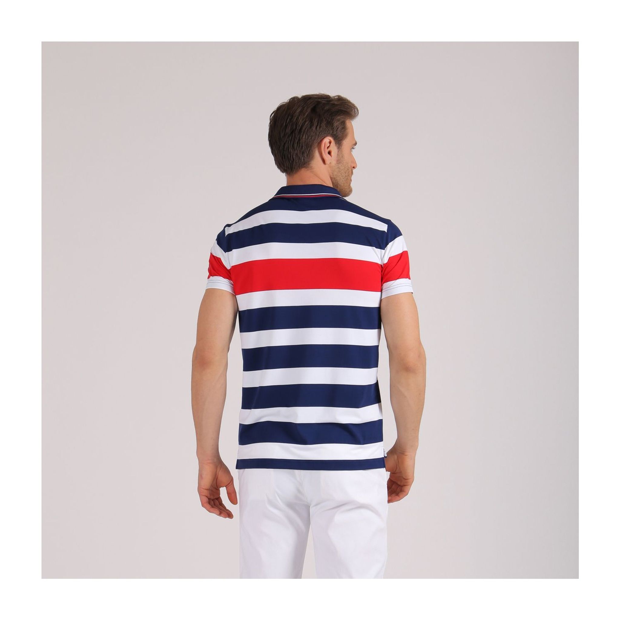 Chervo Polo Alicio Bianco/Blu Scuro Uomo