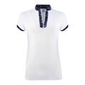 Polo sportiva giornaliera SS Raina Cap Bianco Donna