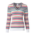 Daily Sports W Mathilde Pullover Scollo a V Bianco Donna
