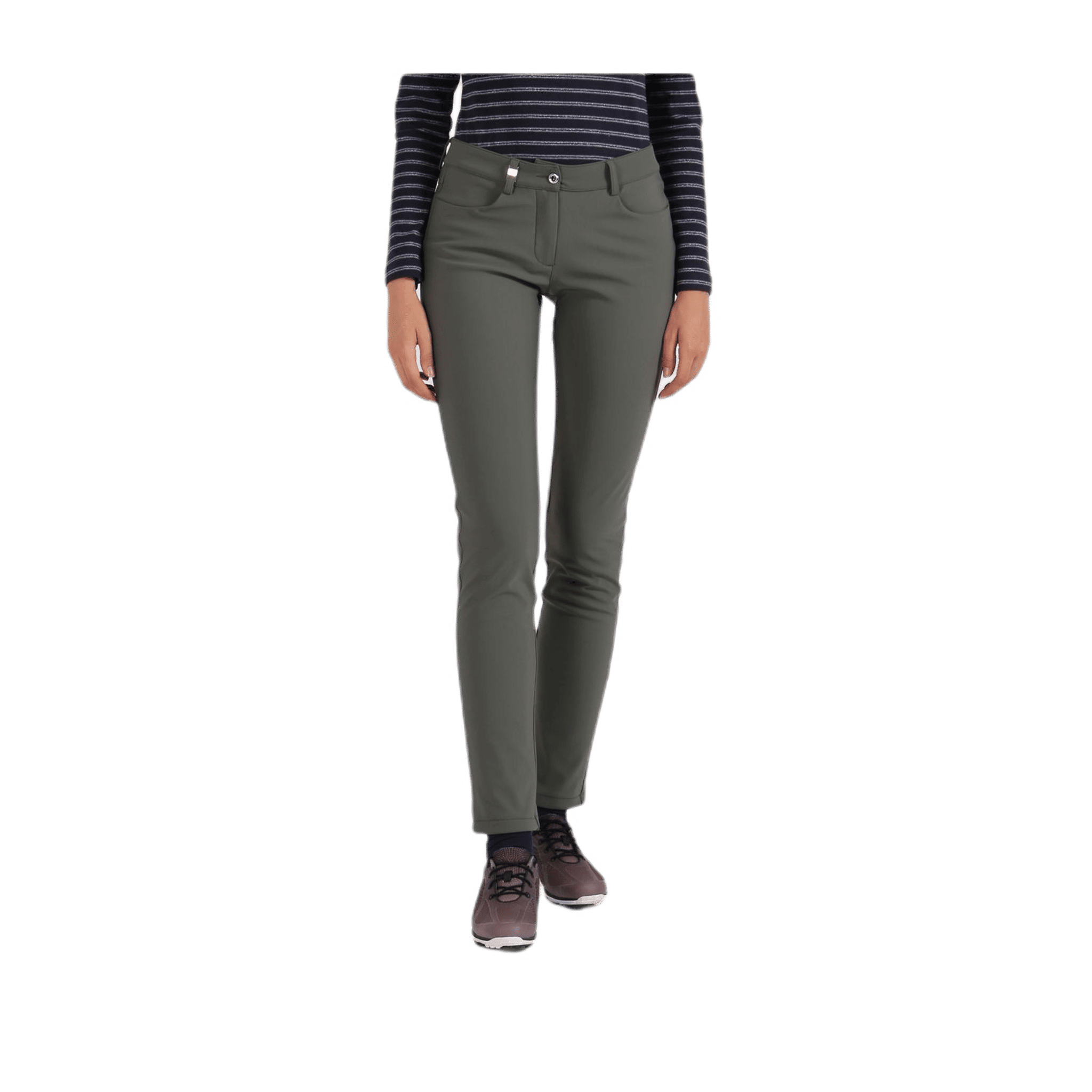 Chervo W Pantaloni Squotta Olive Donna