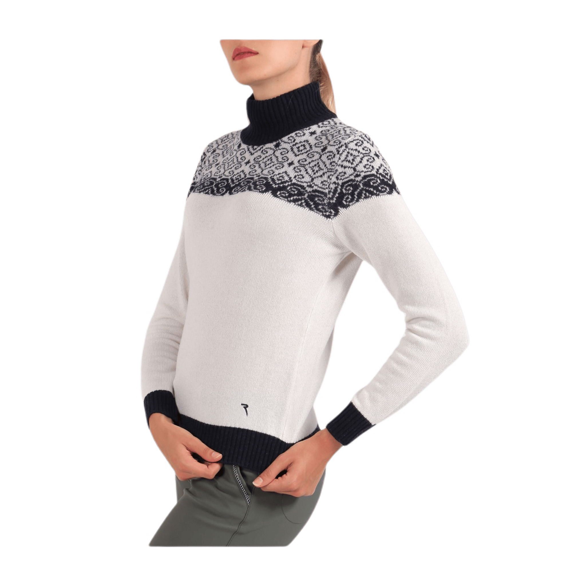 Chervo W Pullover Naka Bianco Donna