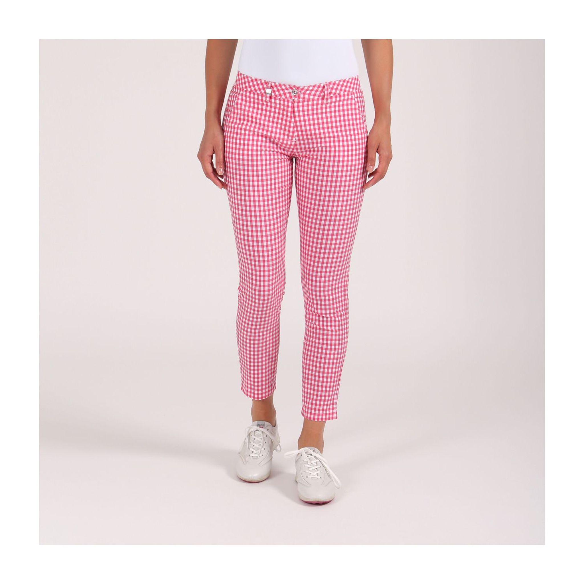 Pantaloni Chervo Si W Berry/Bianco Donna