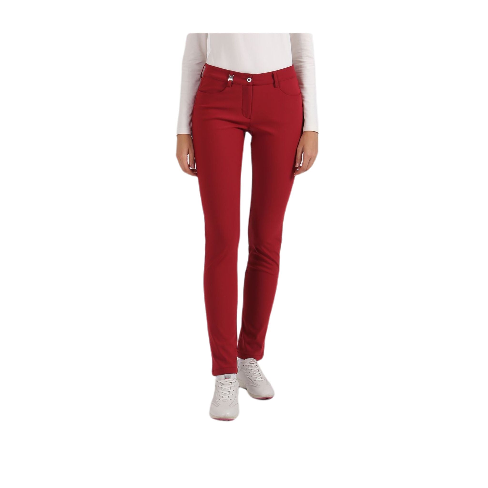 Chervo W Pantaloni Squotta Rosso Donna