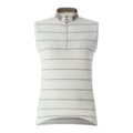 Chervo W Anaelle SL Polo Bianco/Sabbia a Righe Donna