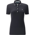 Chervo W Aroa SS Polo Nero (Modello Colletto) Donna