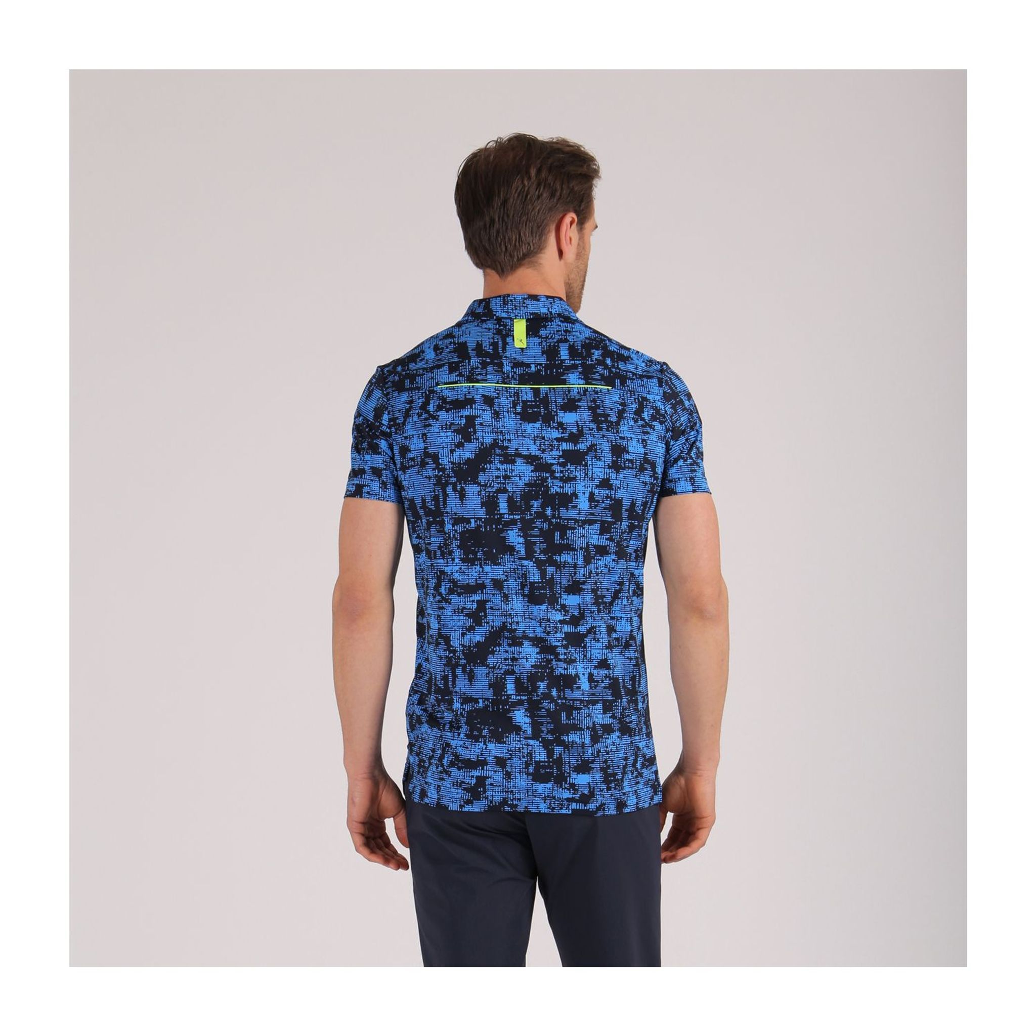 Chervo Polo Astratta Blu Uomo