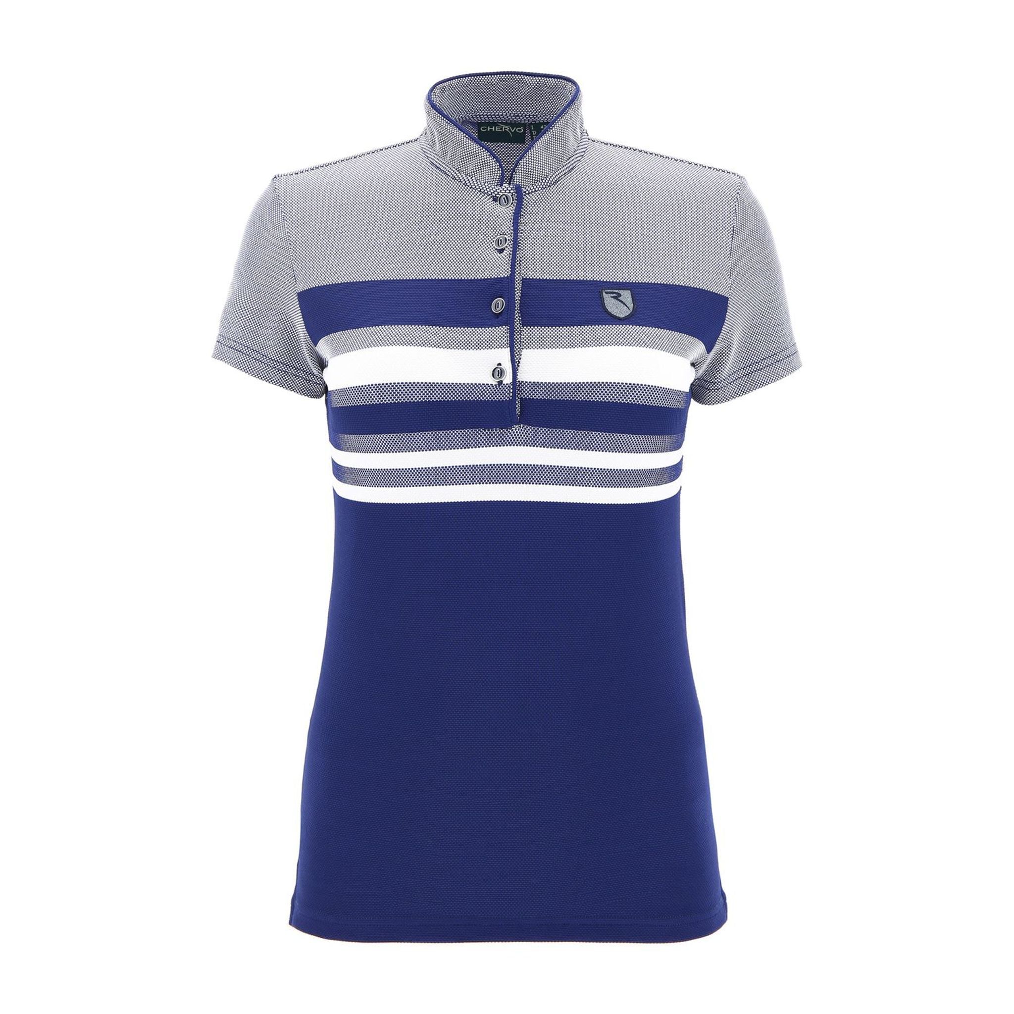 Chervo W Annetta SS Polo Bianco/Blu Donna