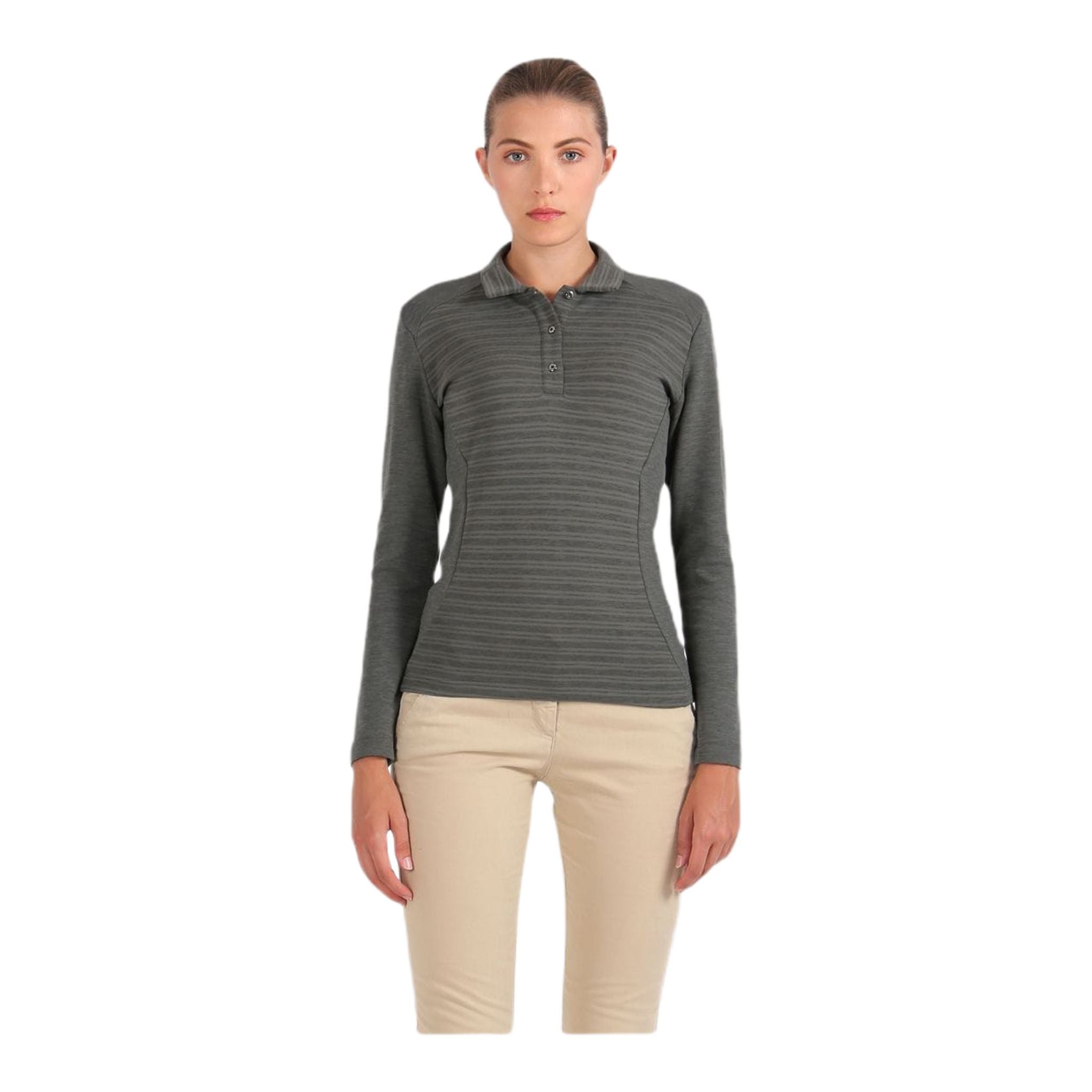 Chervo W Polo Allstop Manica Lunga Verde Donna